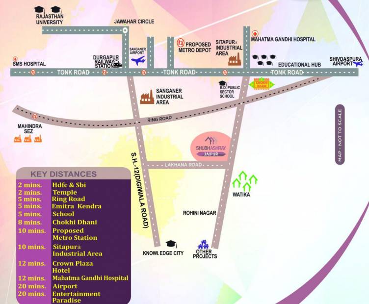 Images for Location Plan of Shubhashray Housing India Shubhashray Jaipur Phase 1 B
