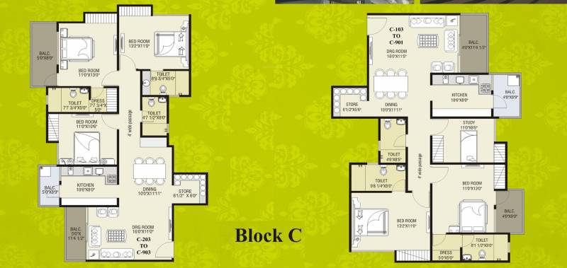 royal-palms Block 3 Cluster Plan