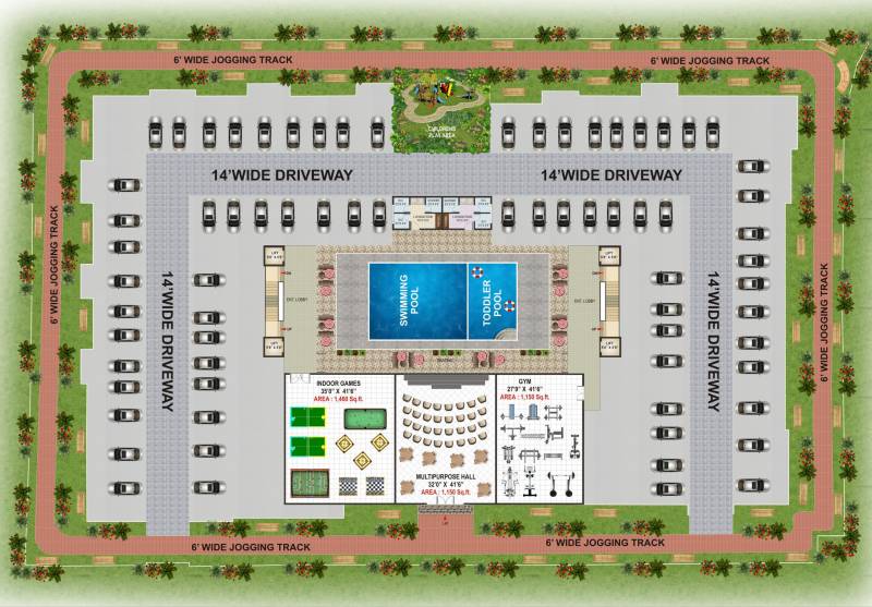 Images for Site Plan of V K Krishna Gardenia