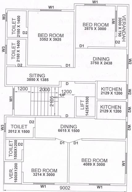 Images for Cluster Plan of Concrete Ganguly Bhawan