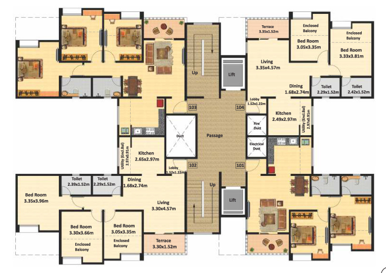 Images for Cluster Plan of Nyati Enchante III