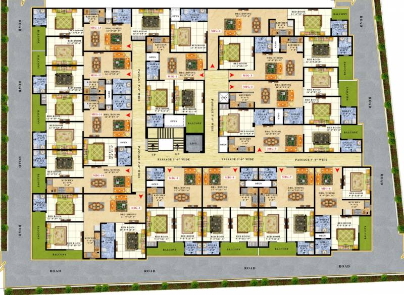 Images for Layout Plan of Unione Unione Residency