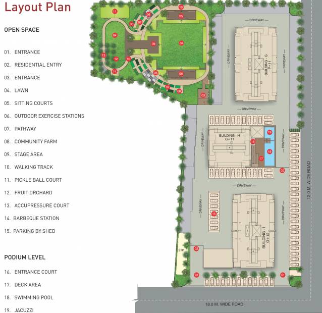 Images for Layout Plan of Rainbow Athashri At Pebbles