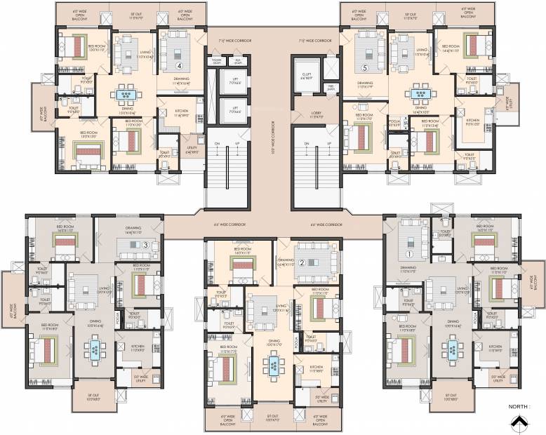 Images for Cluster Plan of Sri Aditya Athena