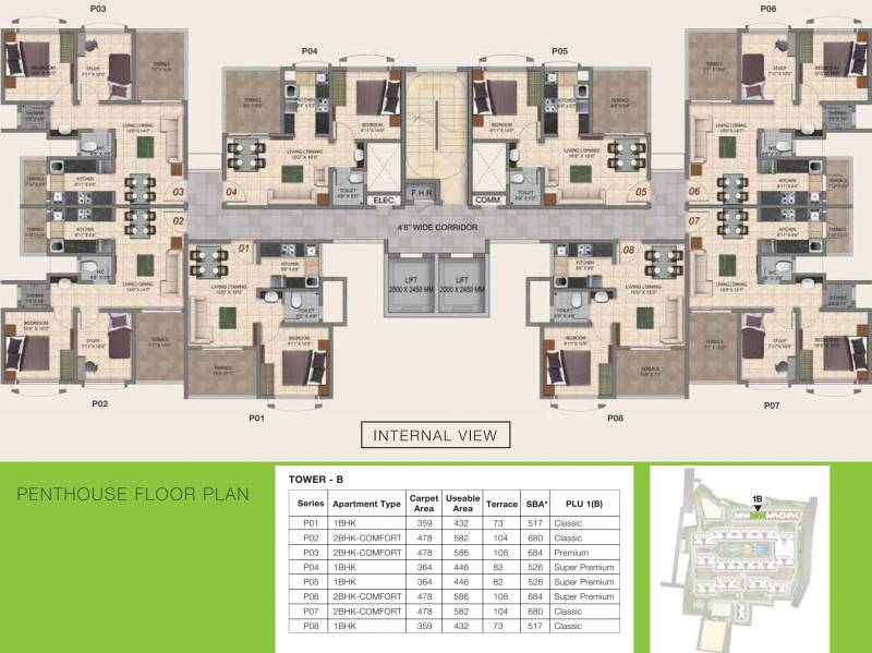 Images for Cluster Plan of Provident Park Square 4