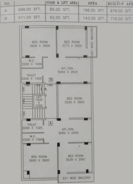 Images for Cluster Plan of Siddhi Vinayak Apartment 4