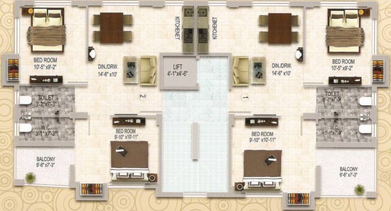  aashray-manjula Images for Cluster Plan of S S And S Aashray Manjula