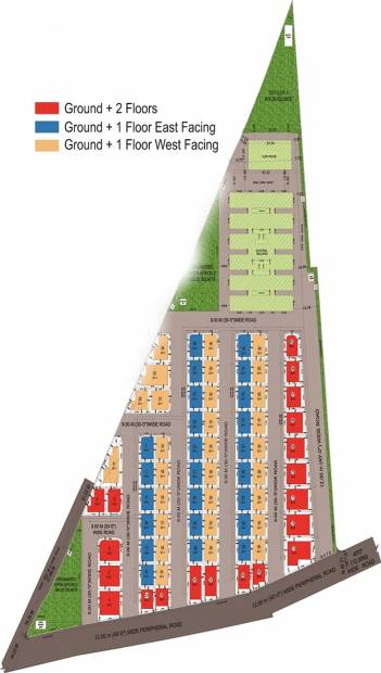  trinity-villas Images for Layout Plan of Sanman Trinity Villas