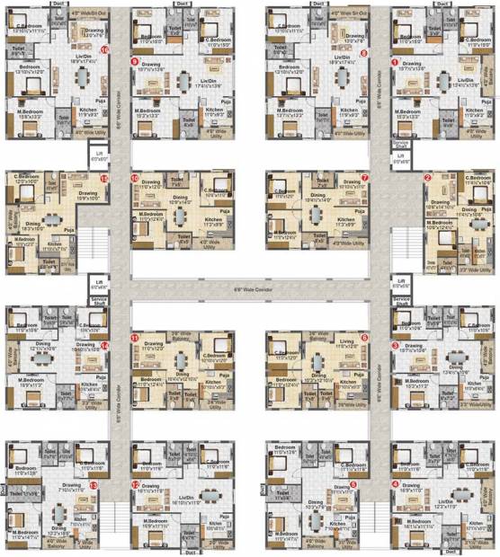 Images for Cluster Plan of Madhavaram Serenity