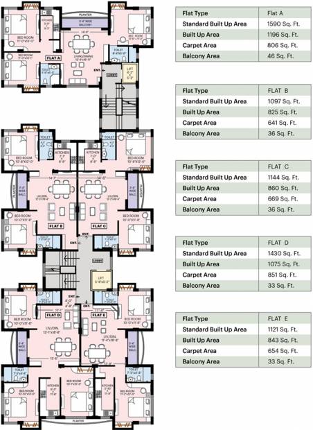 Images for Cluster Plan of Meridian Shree