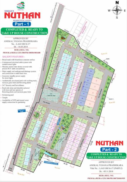 Images for Layout Plan of Nirman Nuthan Residential Layout Part 2