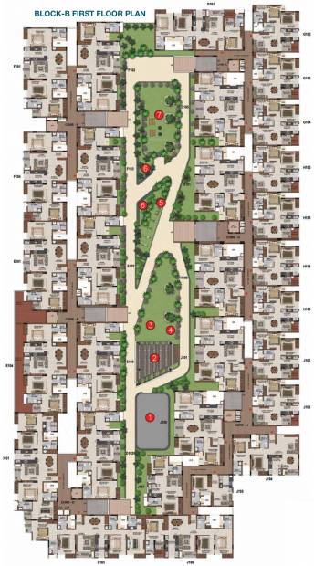  castle Cluster Plan