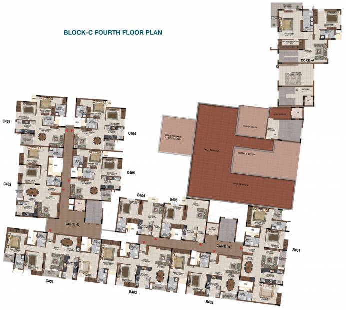  castle Cluster Plan