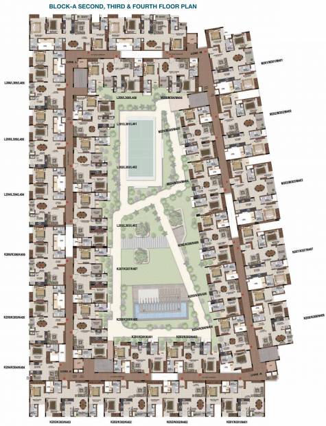  castle Cluster Plan