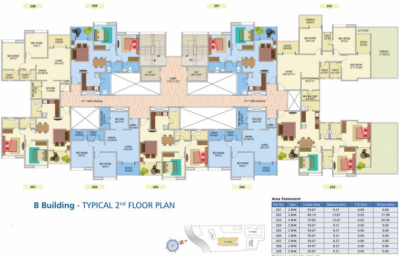 Images for Cluster Plan of Nirman Altius Wing B