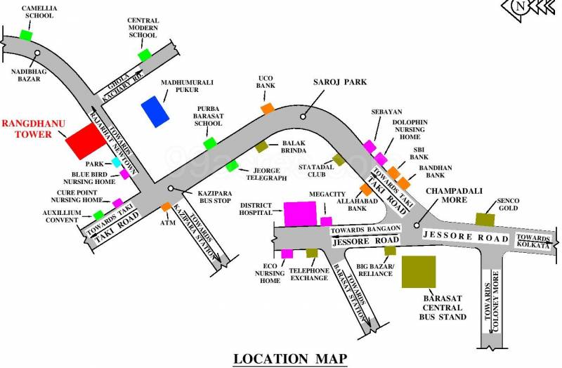  rangdhanu-tower Location Plan