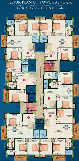 Images for Cluster Plan of Unique Ashiyana Society
