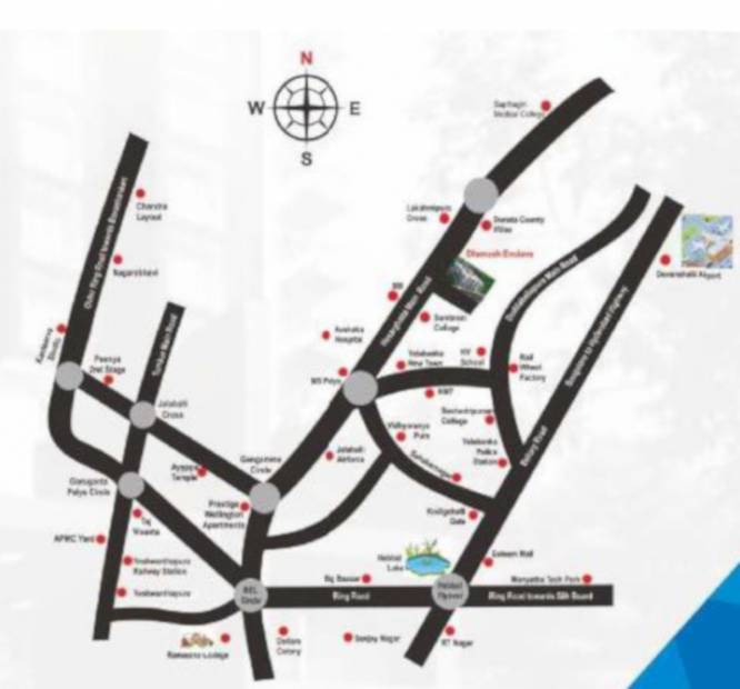  dhanush-enclave Location Plan