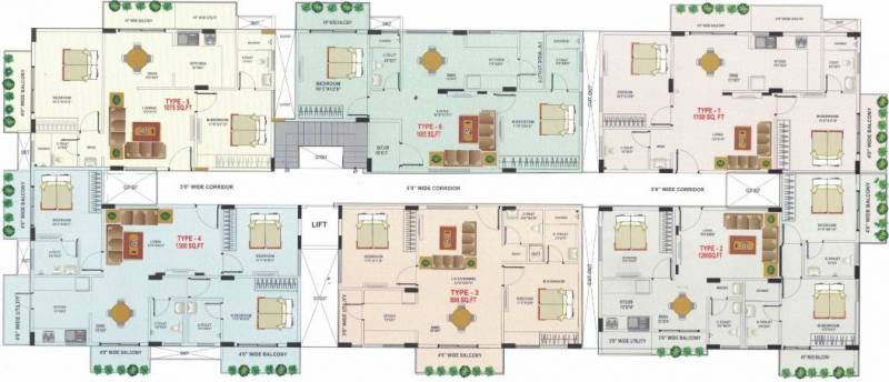  meadows Typical Floor Plan