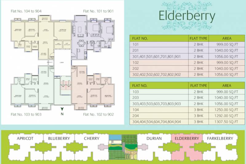  the-orchard Elderberry Typical Cluster Plan From 1st to 9th Floor