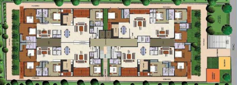 Images for Cluster Plan of GK Infra Anugrha Apartment