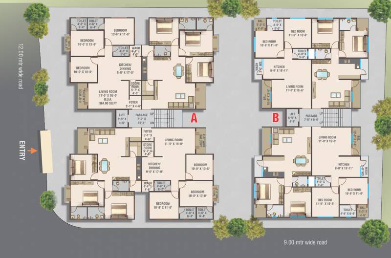 Images for Layout Plan of Krinal Tulsi Shyam