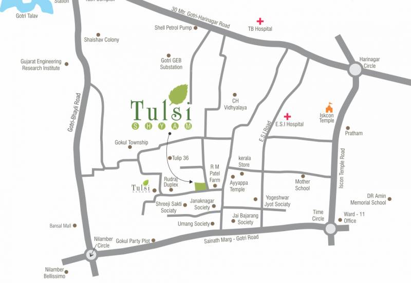 Images for Location Plan of Krinal Tulsi Shyam