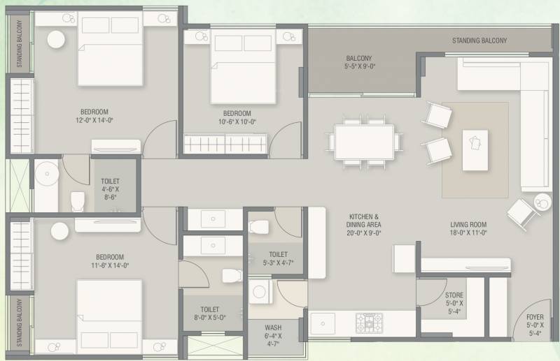 Images for Cluster Plan of Orchid Flora