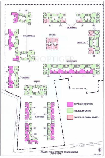 Images for Layout Plan of Adarsh Developers Palm Retreat