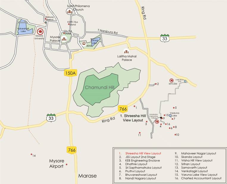  shreesha-hill-view-layout-phase-2 Location Plan