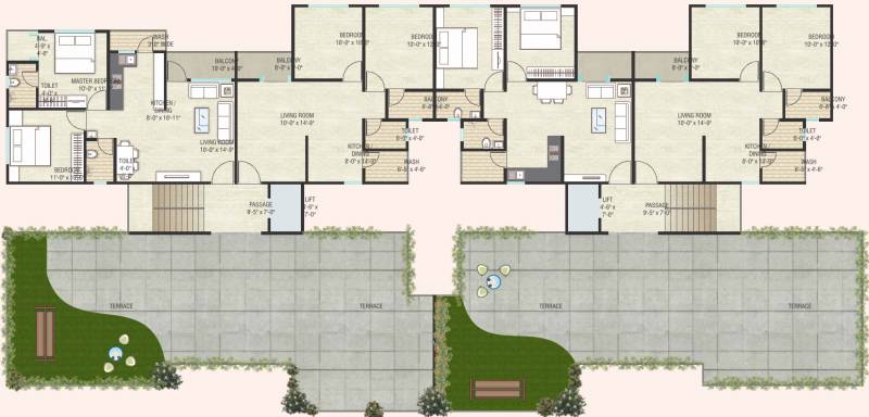  aries-ambrosia Typical  Floor Plan Of Fifth Floor