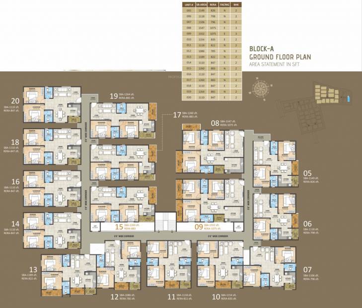  nava-vaibhava-a-block Block A Cluster Plan