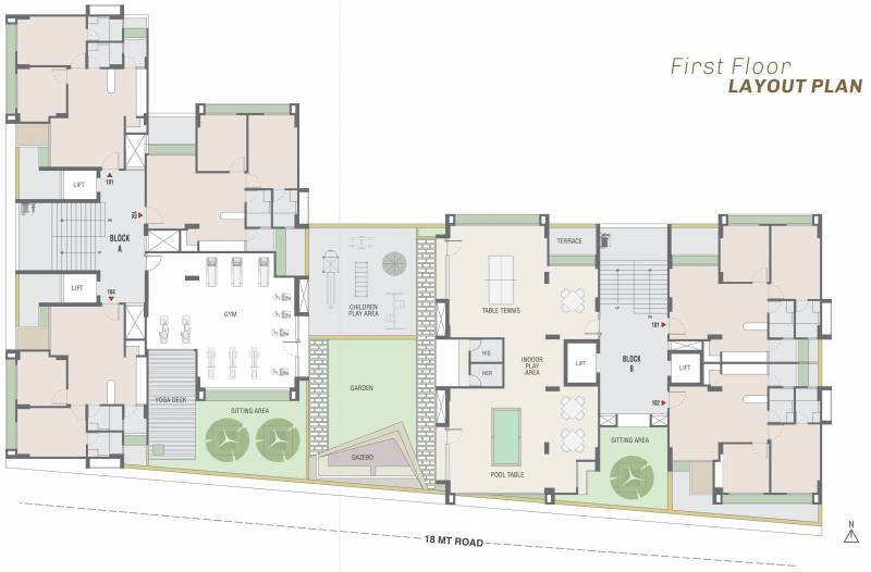  elegance Tower A Cluster Plan