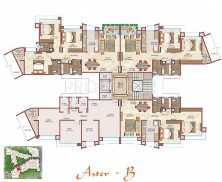 Images for Cluster Plan of Rajhans Kshitij
