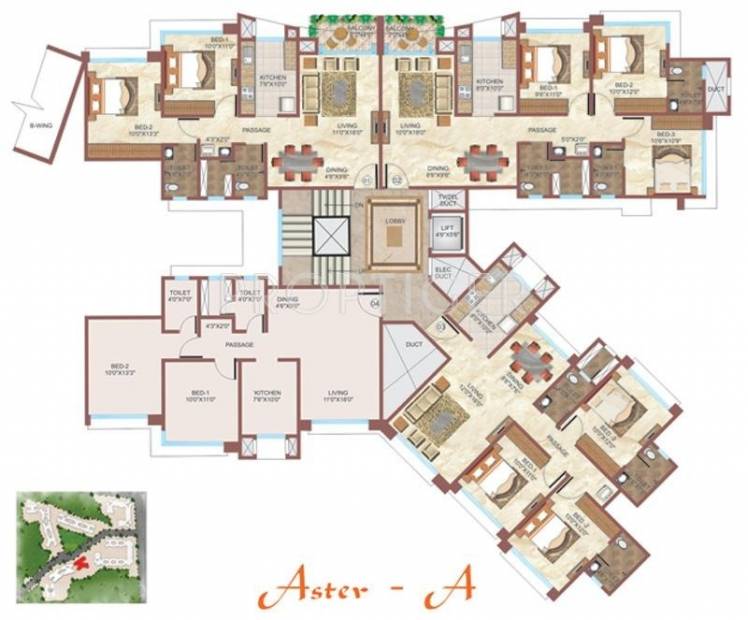 Images for Cluster Plan of Rajhans Kshitij