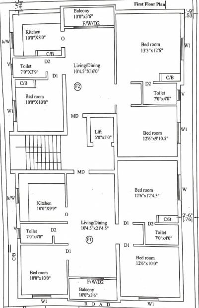  sai-sudha-flats Cluster Plan