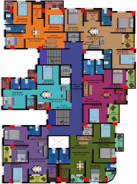 housing-complex Cluster Plan