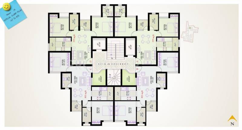 Images for Cluster Plan of Vijay Lotus Pond