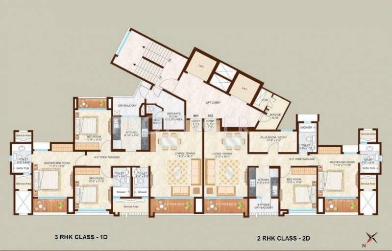 Images for Cluster Plan of Omkar Realtors And Developers Woodside