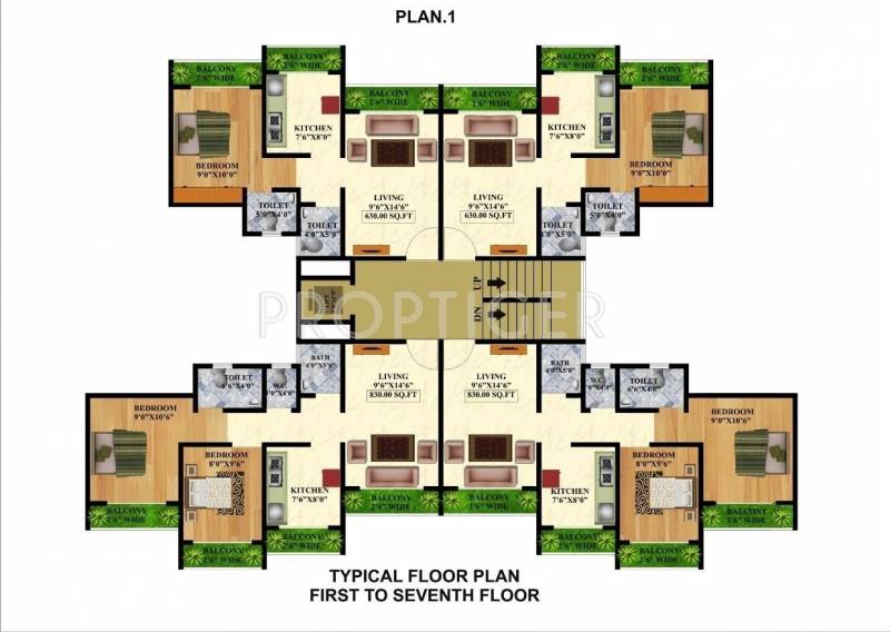  park 1 Cluster Plan