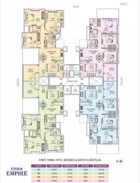  empire Tower A Cluster Plan