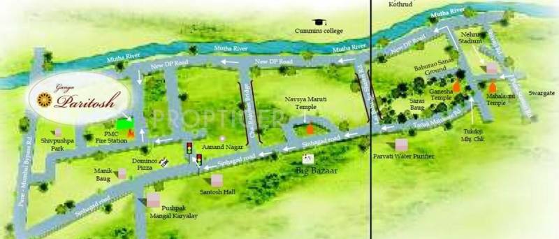 Images for Location Plan of Pushpganga Ganga Paritosh