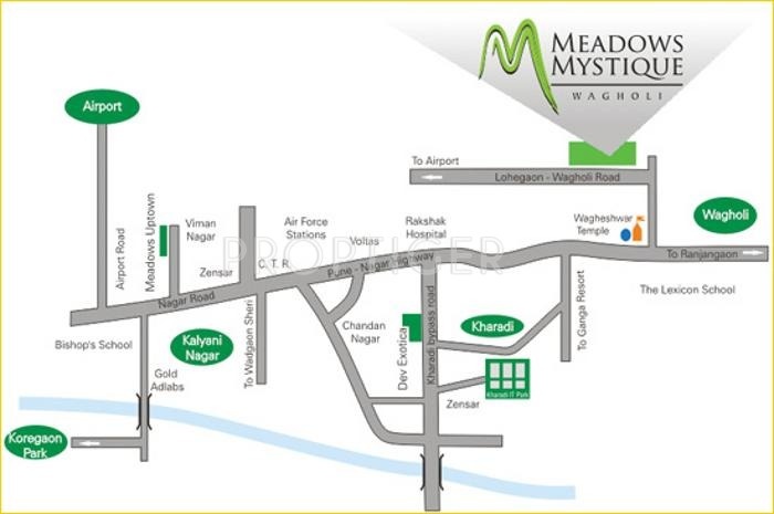 Nagpal Group Meadows Mystique Location Plan