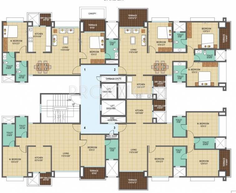 Images for Cluster Plan of Pharande Woodsville