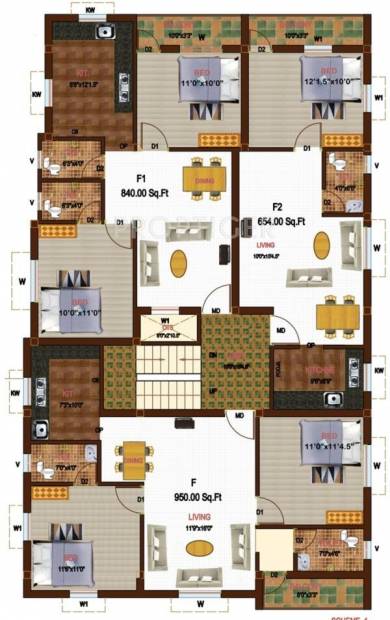 Images for Cluster Plan of Sikara Westend