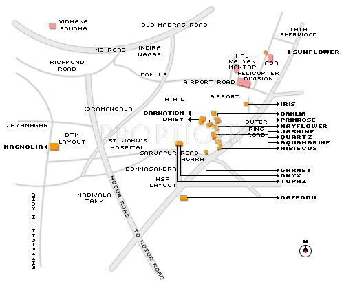  hibiscus Images for Location Plan of Sobha Hibiscus