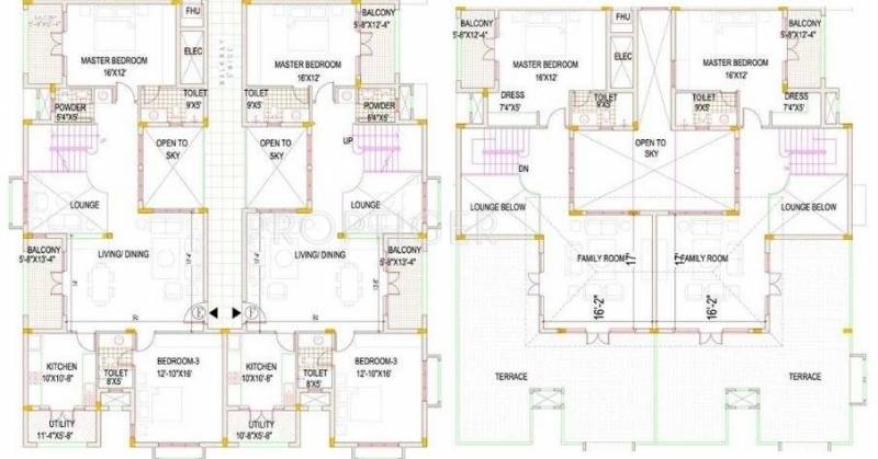  whispering-meadows Springfield Tower Cluster Plan