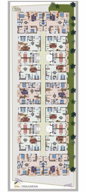  pride Single tower Cluster Plan