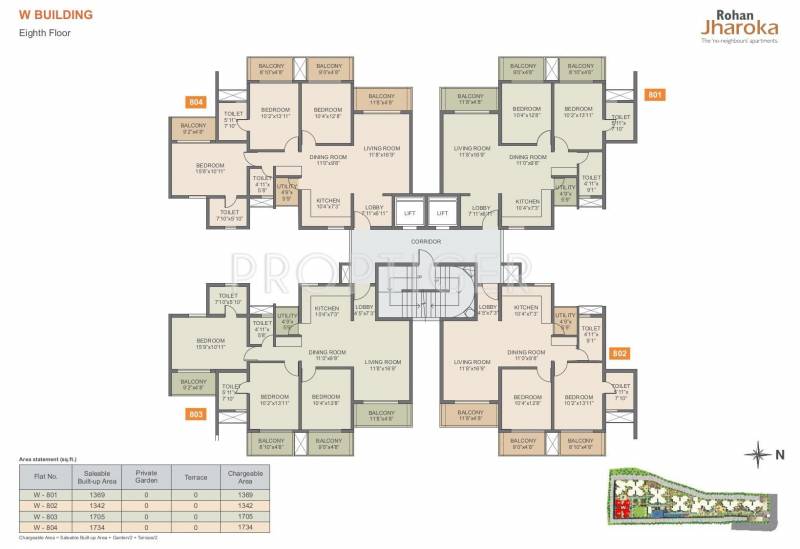  jharoka-phase-2 Images for Cluster Plan of Rohan Jharoka Phase 2
