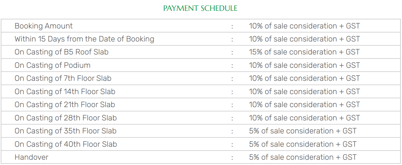 iwa Construction Linked Payment (CLP) Payment Plan